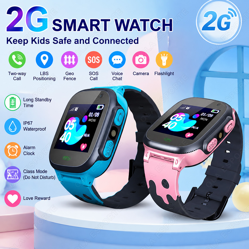 Smartwatch Watches For Kid Girl - Nieuwe Kids Smartwatch Kinderen HD Touchscreen