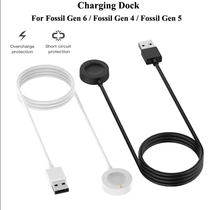 Fossil Watches Smartwatch Charger - USB Magnetische Snelle Oplaaddock voor Fossil