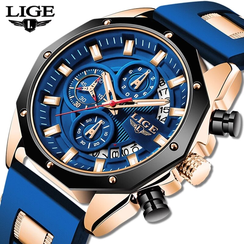 Smartwatch Watches For Men Brands - LUIK Mode Mannen Horloges Topmerk Luxe