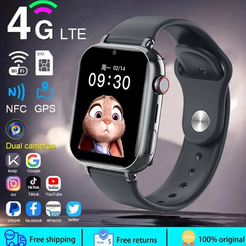 Smartwatch Watches Gift For Girls - 2025 Smart Watch Kinderen LBS Locatie