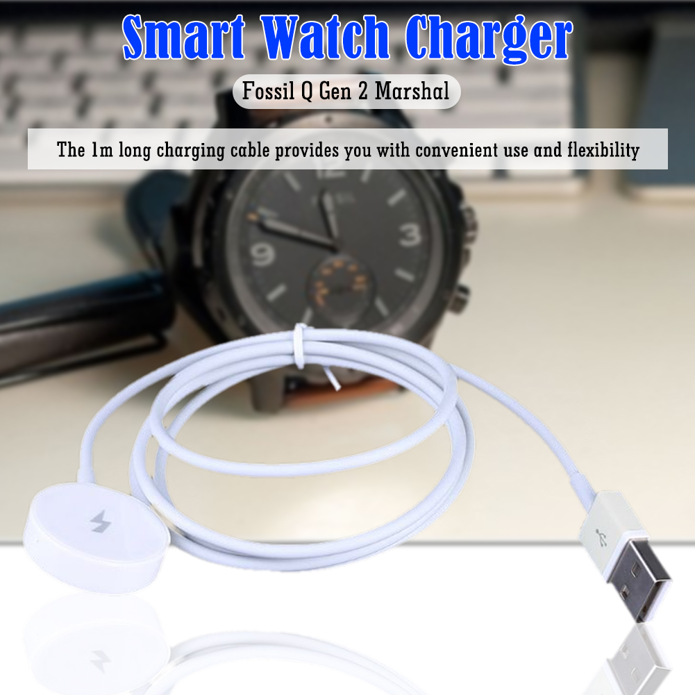 Fossil Watches Smartwatch Charger - 1m magnetische oplader voor smartwatches, met
