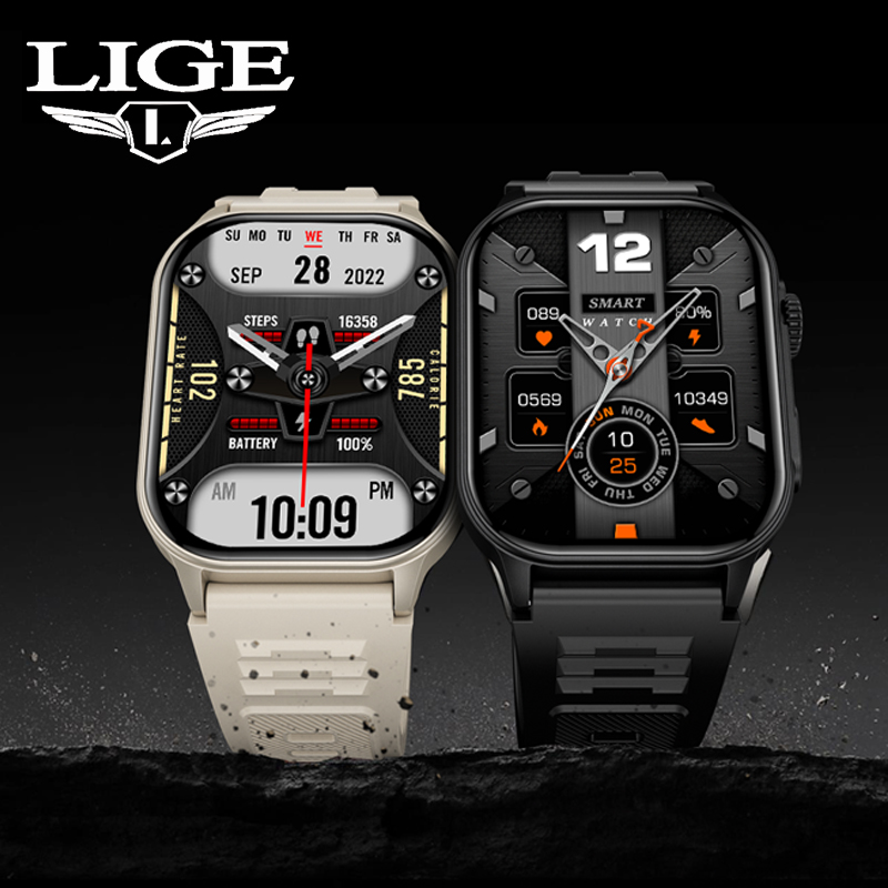 Smartwatch Latest Watches For Men - LUIK Smart Horloge voor Mannen 3ATM