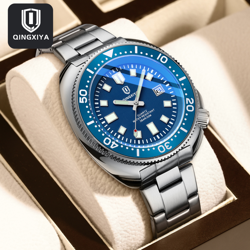 Smartwatch Watches For Men Brands - QINGXIYA Merk Mode Klassieke Blauwe Quartz