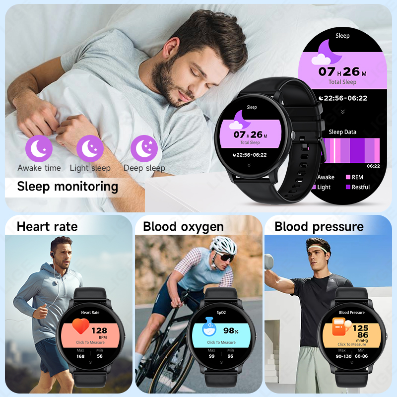 LUIK Bluetooth Oproep Vrouwen  - Smartwatch Latest Watches For Men recensie en prijs