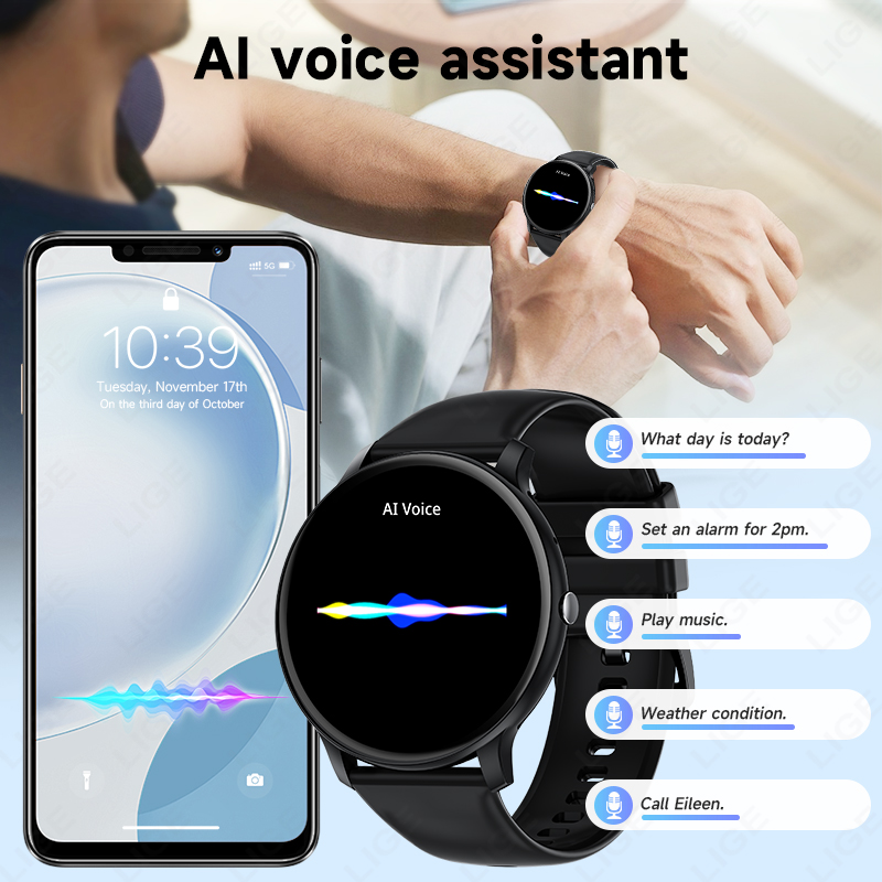 LUIK Bluetooth Oproep Vrouwen  - Smartwatch Latest Watches For Men recensie en prijs