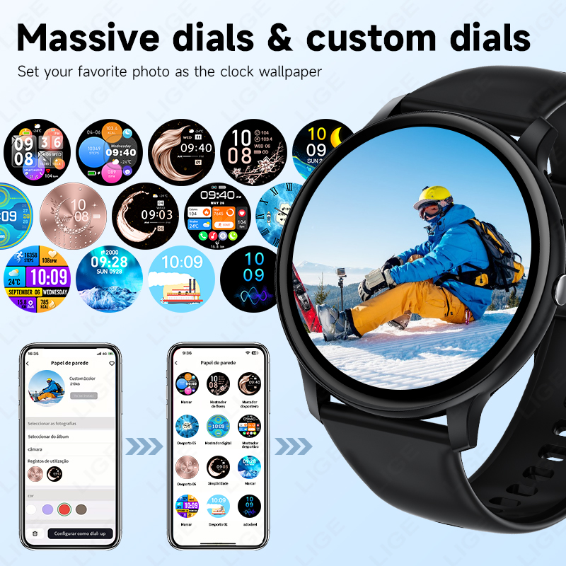 LUIK Bluetooth Oproep Vrouwen  - Smartwatch Latest Watches For Men recensie en prijs