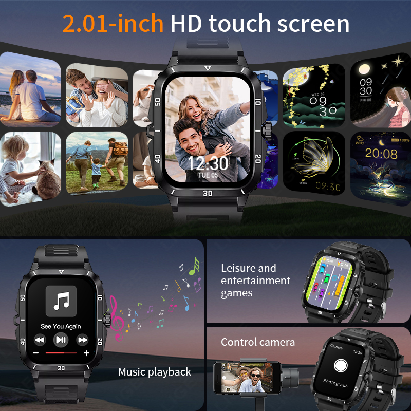 2.01 Scherm Smart Watch Blueto - Smartwatch Latest Watches For Men recensie en prijs