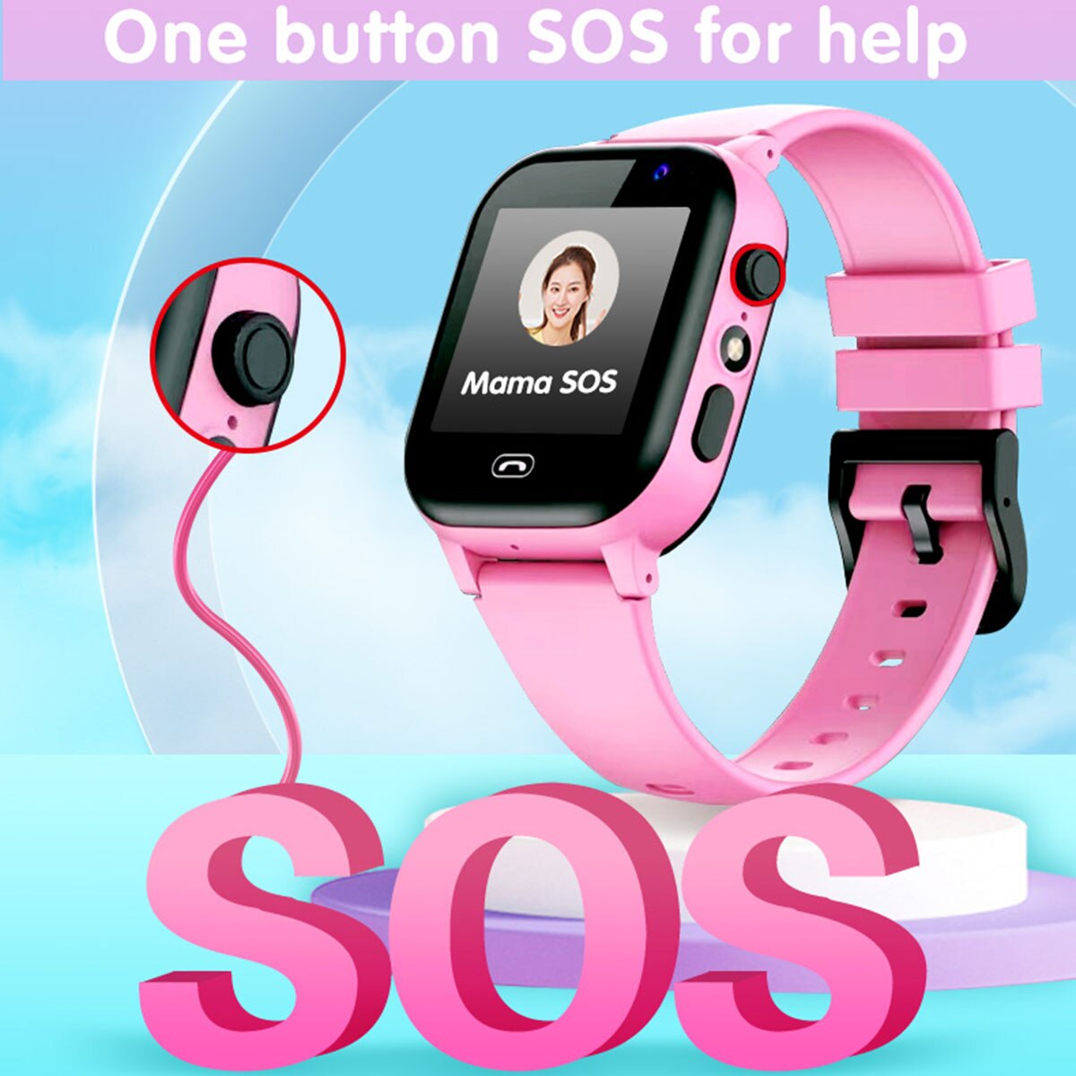 Kinder Smart Watch Sos Call Ou - Smartwatch Watches For Kid Girl recensie en prijs