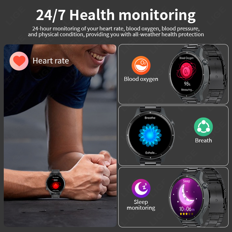 LUIK 3D Dynamische Wijzerplaat - Smartwatch Latest Watches For Men recensie en prijs