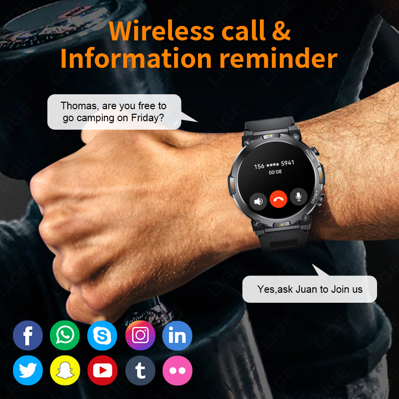 LUIK 2026 Mannen Smart Horloge - Smartwatch Latest Watches For Men recensie en prijs