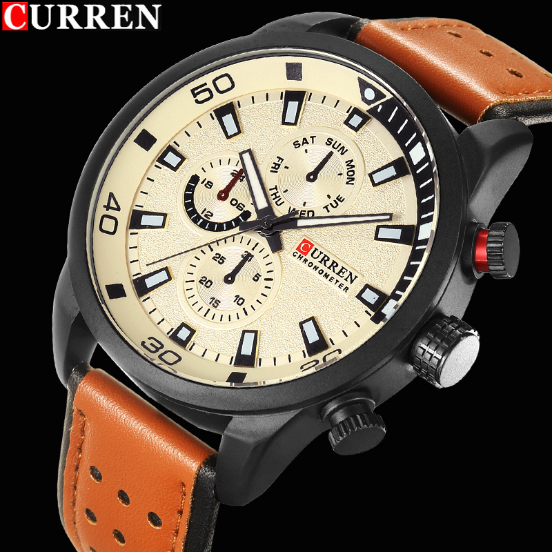 2017 CURREN Stijlvol Horloge M - Smartwatch Watches For Men Brands recensie en prijs