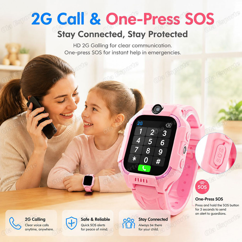 2027 Nieuw 2G/5G Kinder Smartw - Smartwatch Watches For Kid Girl recensie en prijs