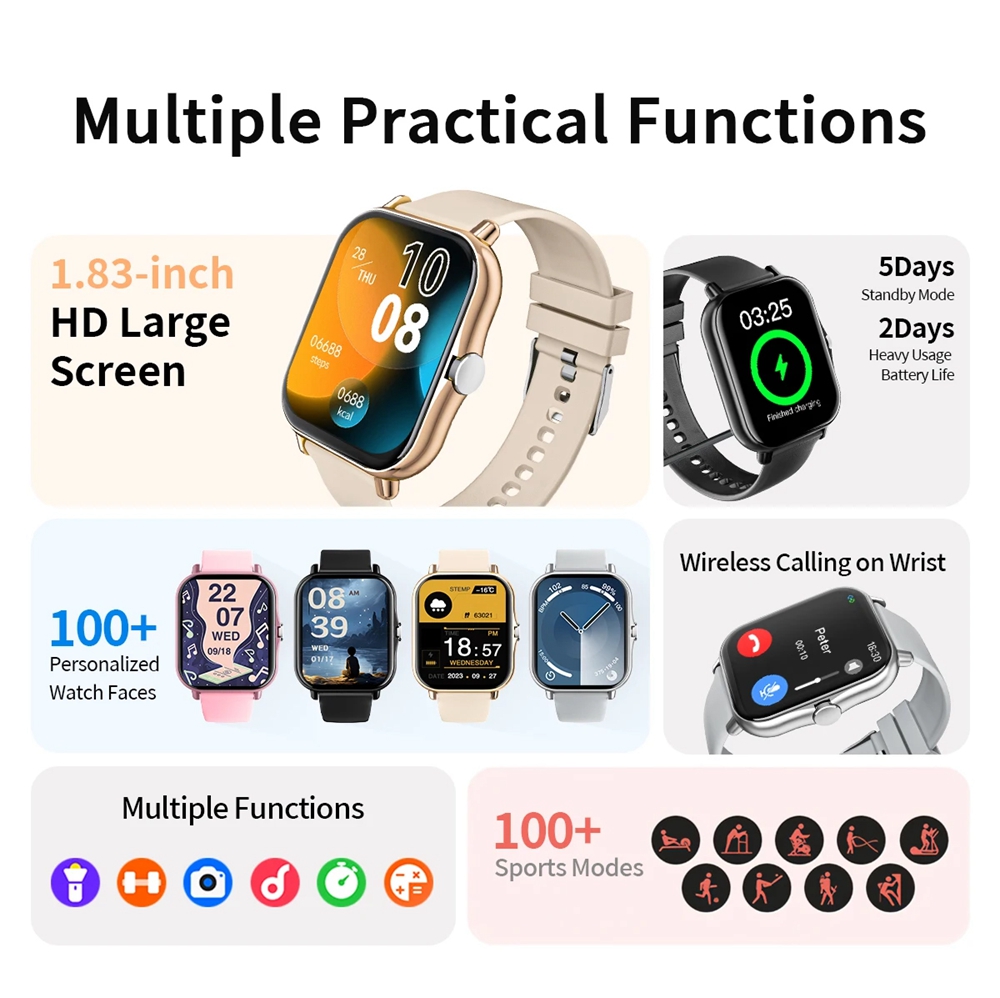 Nieuwste verbeterde modeontwer - Smartwatch Latest Watches For Men recensie en prijs