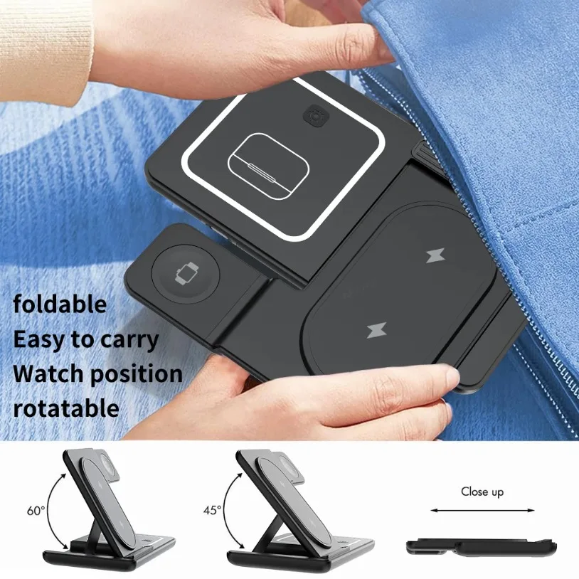 3-in-1 opvouwbare draadloze op - Smartwatch Watches Compatible With Iphone recensie en prijs
