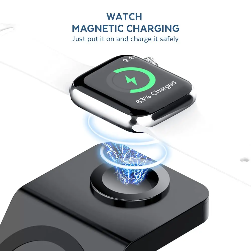 3-in-1 draadloos oplaadstation - Smartwatch Watches Compatible With Iphone recensie en prijs