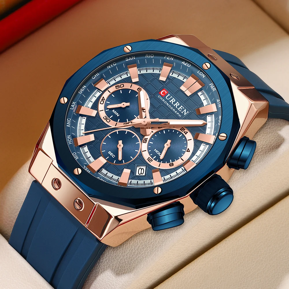 Curren Luxe Merk Hoge Kwalitei - Smartwatch Watches For Men Brands recensie en prijs