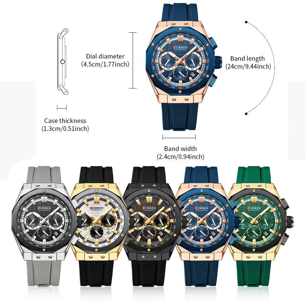 Curren Luxe Merk Hoge Kwalitei - Smartwatch Watches For Men Brands recensie en prijs