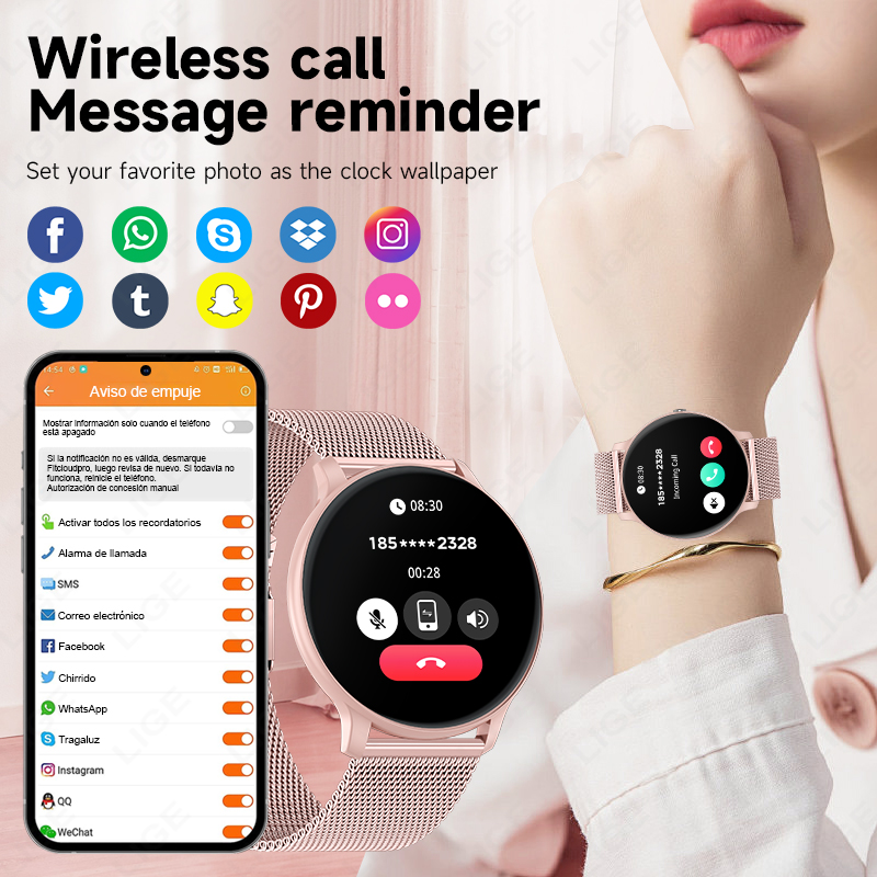 LIGE 2026 Sport Fitness Horlog - Smartwatch Latest Watches For Men recensie en prijs