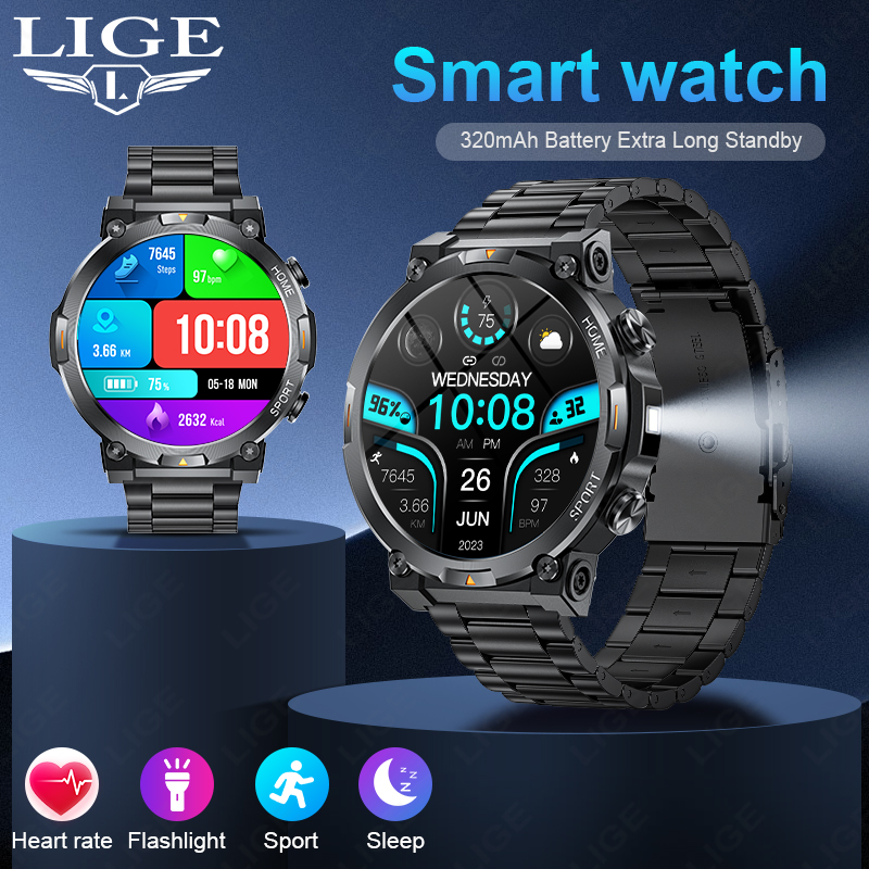 LIGE Outdoor Sport Smartwatch  - Smartwatch Latest Watches For Men recensie en prijs