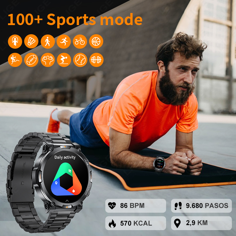 LIGE Outdoor Sport Smartwatch  - Smartwatch Latest Watches For Men recensie en prijs