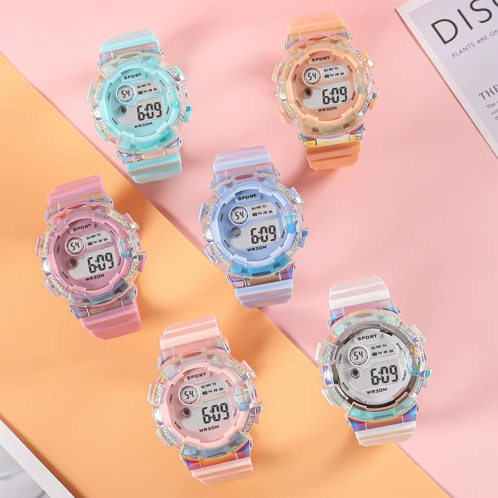 Waterdichte sportkinderhorloge - Smartwatch Watches For Kid Girl recensie en prijs