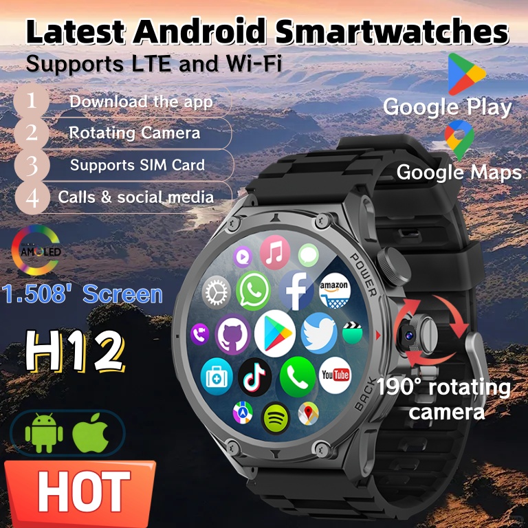 Nieuwste Model H12 Smartwatch  - Smartwatch Latest Watches For Men recensie en prijs