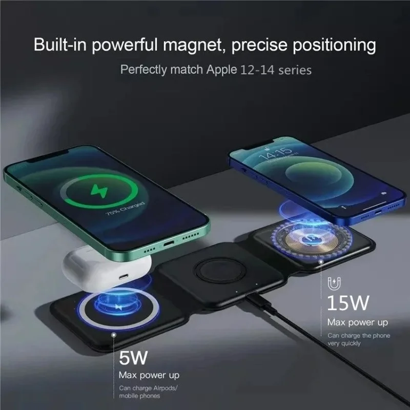 3-in-1 draagbare magnetische d - Smartwatch Watches Compatible With Iphone recensie en prijs